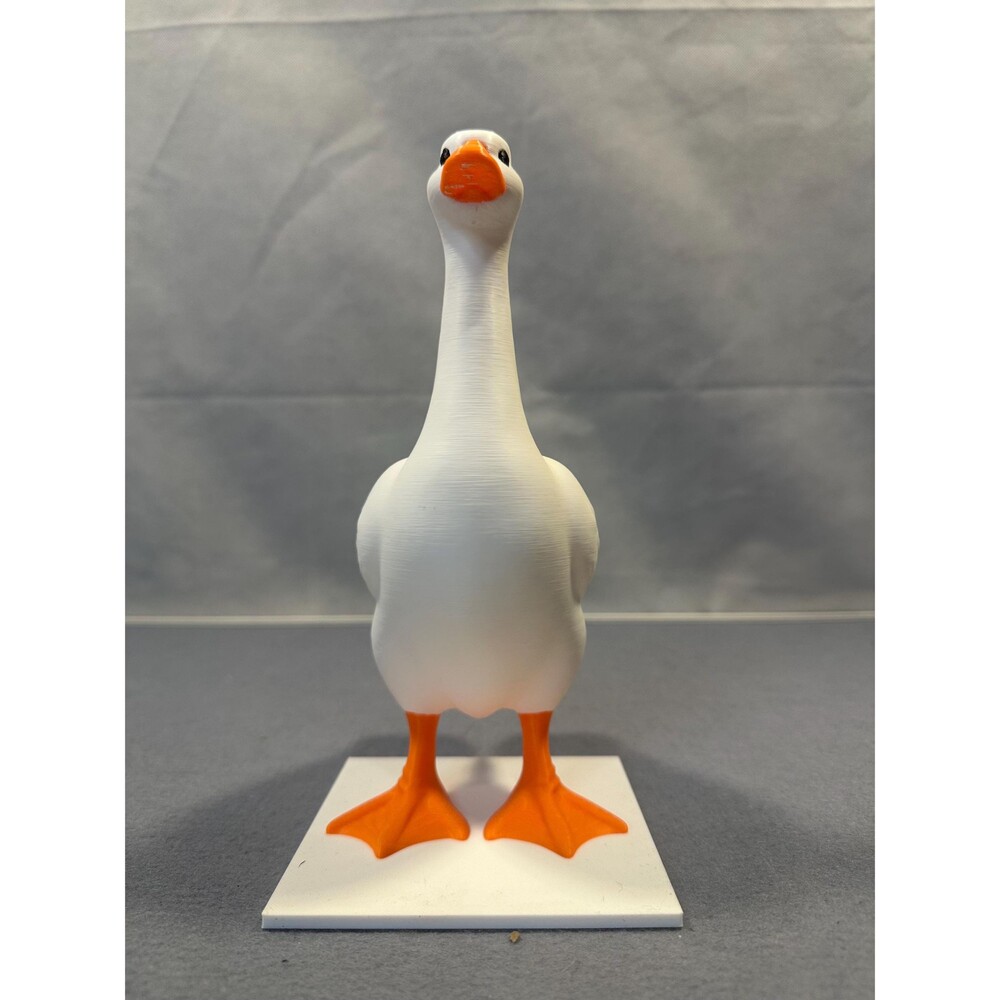 3-D Printed Desk Goose Figurine 8"